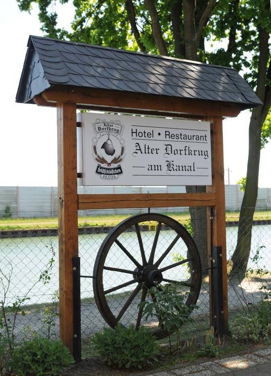 Alter Dorfkrug Am Kanal Wolfsburg Eksteriør bilde
